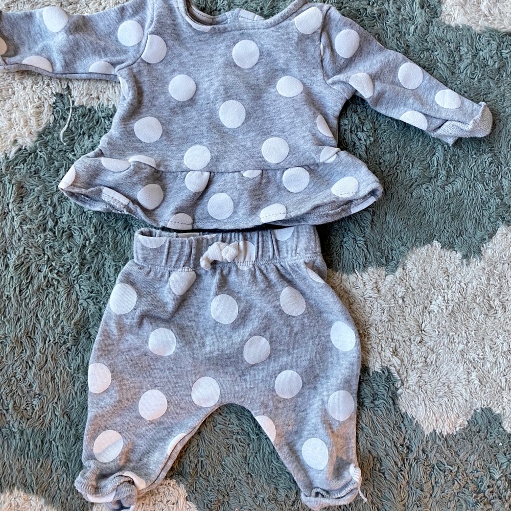 Baby girl matching set